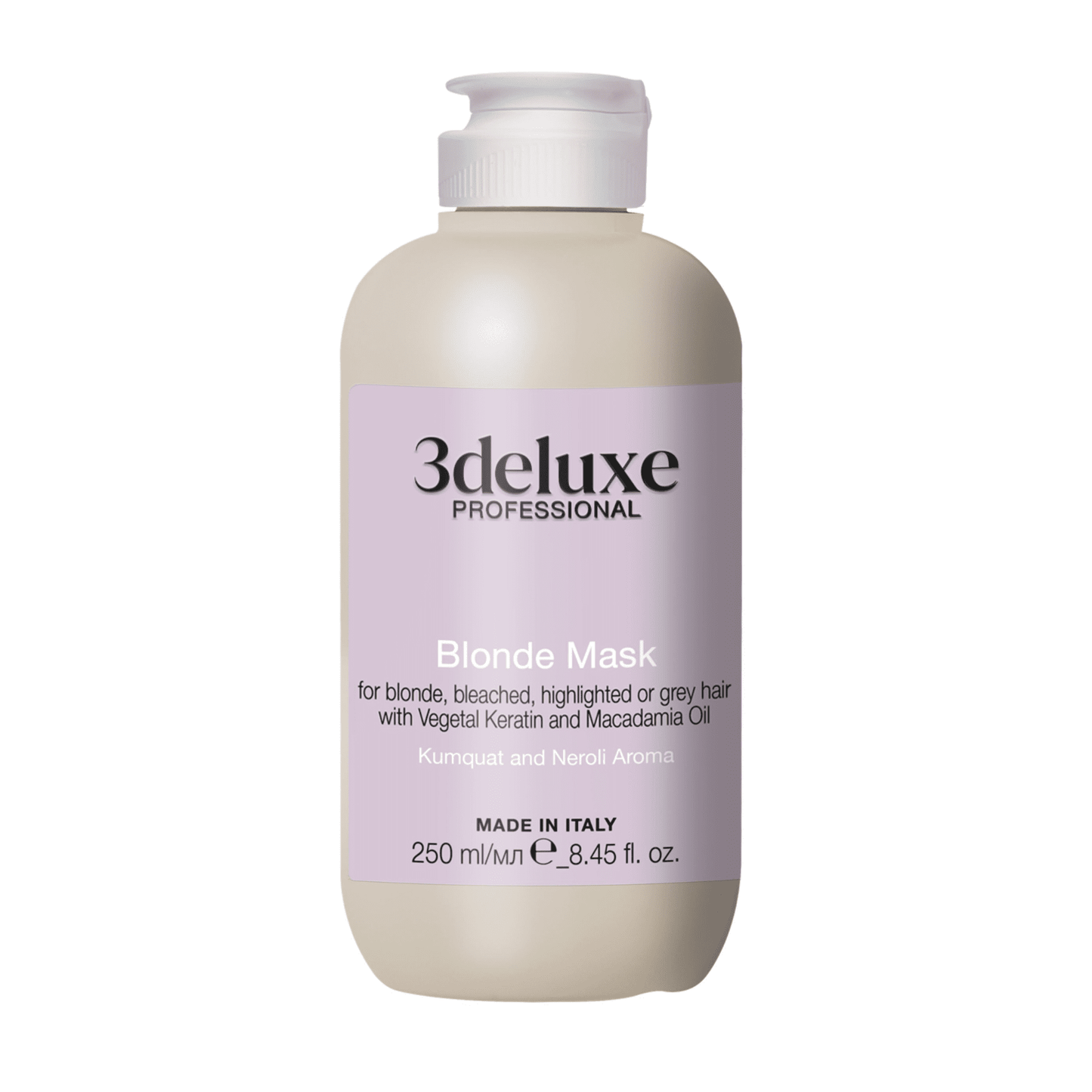 Mască efect argintiu, Blonde Mask, 3Deluxe, 250 ml