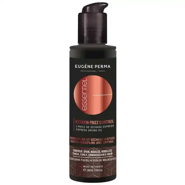 Ulei tratament par ondulat, Essentiel Keratin Drying Oil, Eugene Perma, 200 ml
