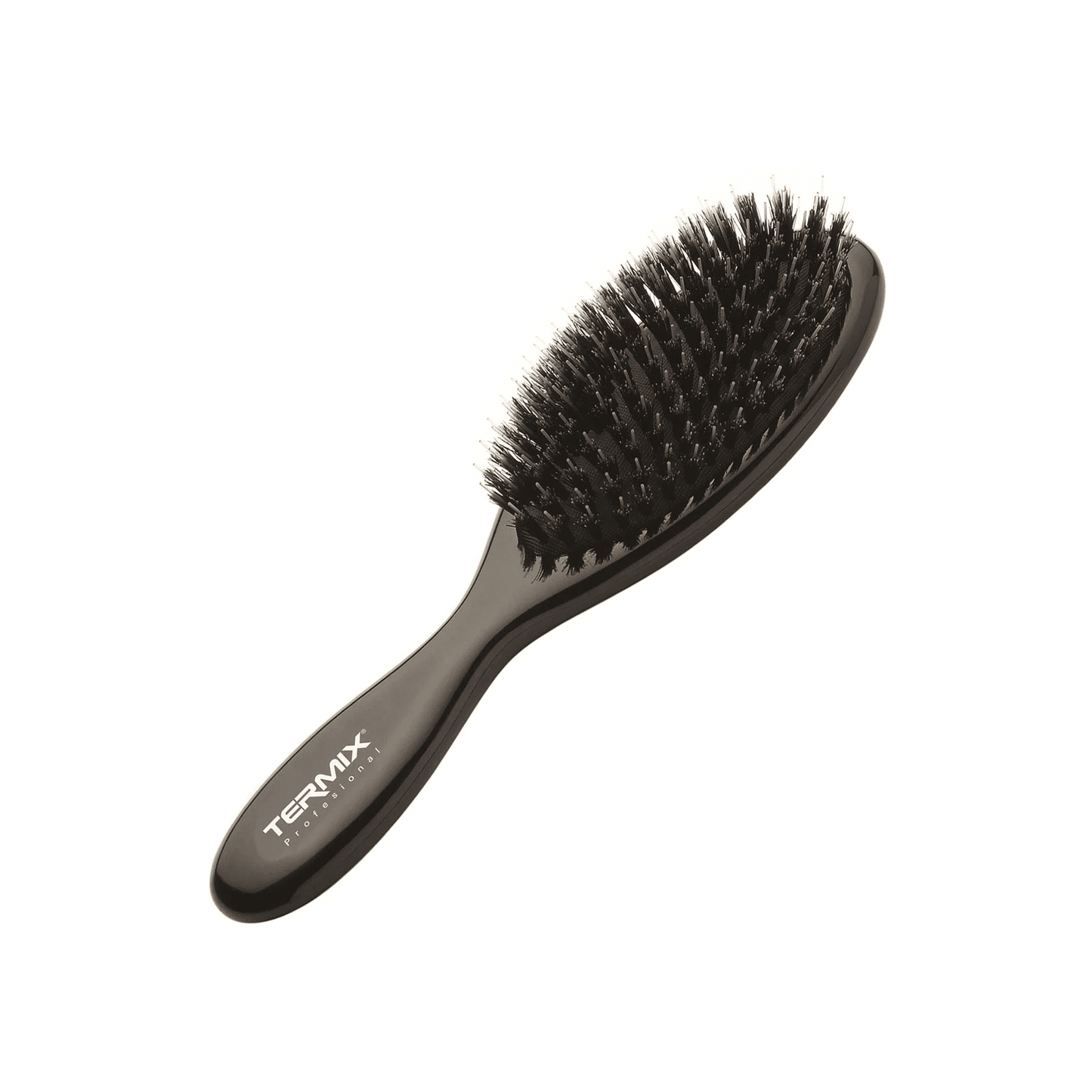 Perie pentru coafat cu păr de mistreț și nylon, Paddle, Termix