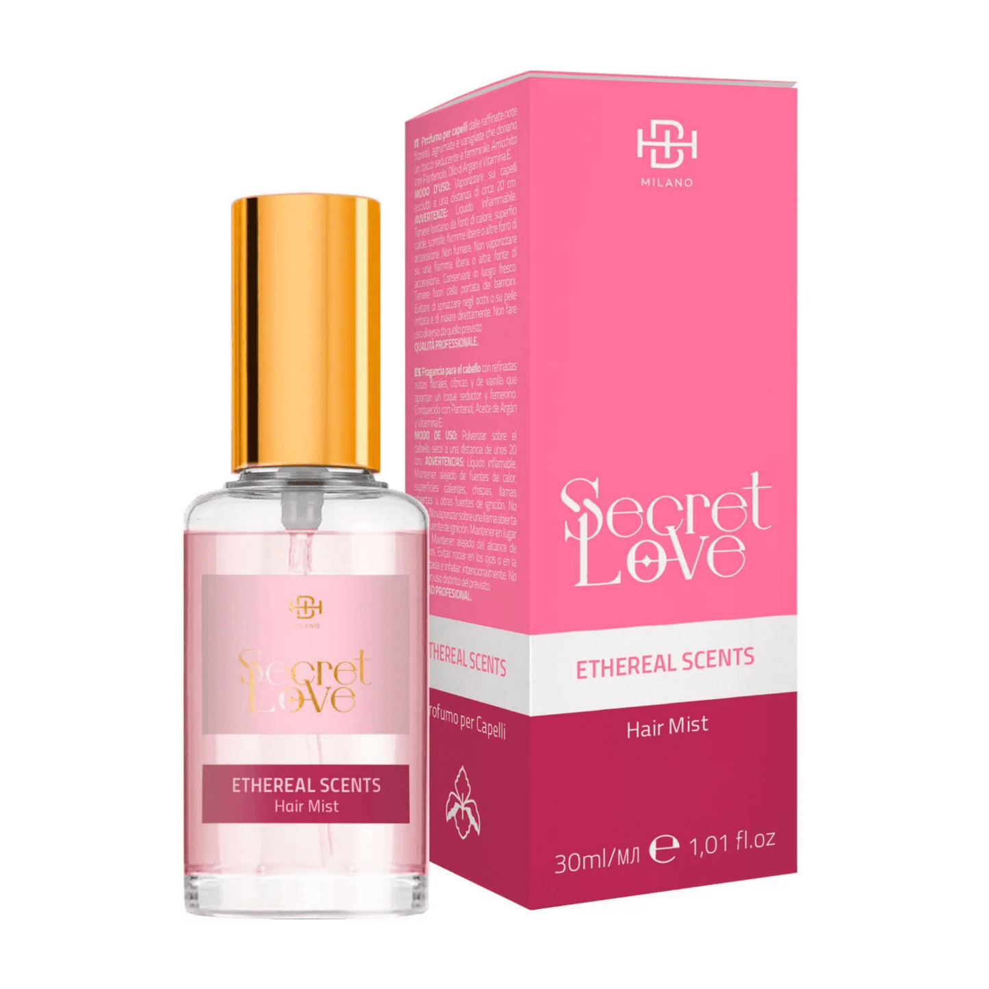 Parfum pentru păr, Secret Love, Lisap Milano, 30 ml