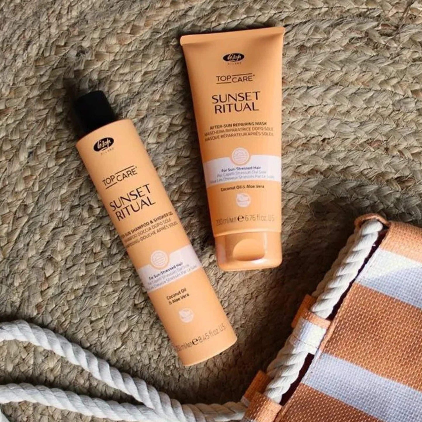 Șampon hidratare pentru păr expus la soare, Sunset Ritual, Lisap Milano, 250 ml