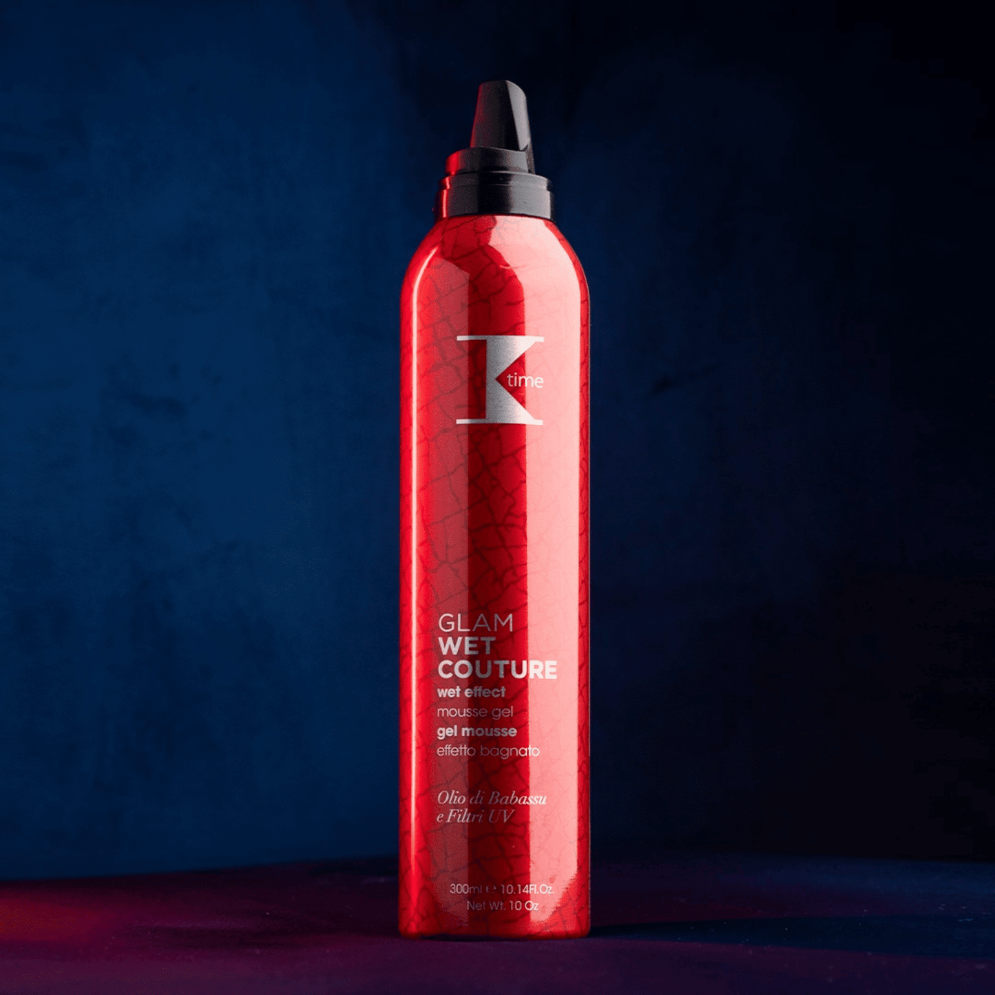 Spumă cu efect umed fixare puternica, Wet Couture, K-Time, 300 ml