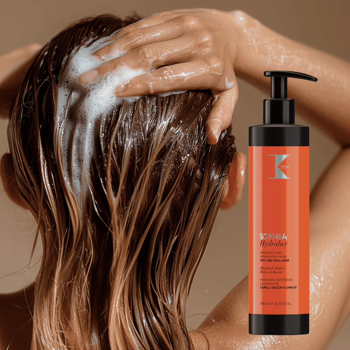 Mască nutritivă pentru păr uscat, Hydralux Mask, K-Time, 500 ml