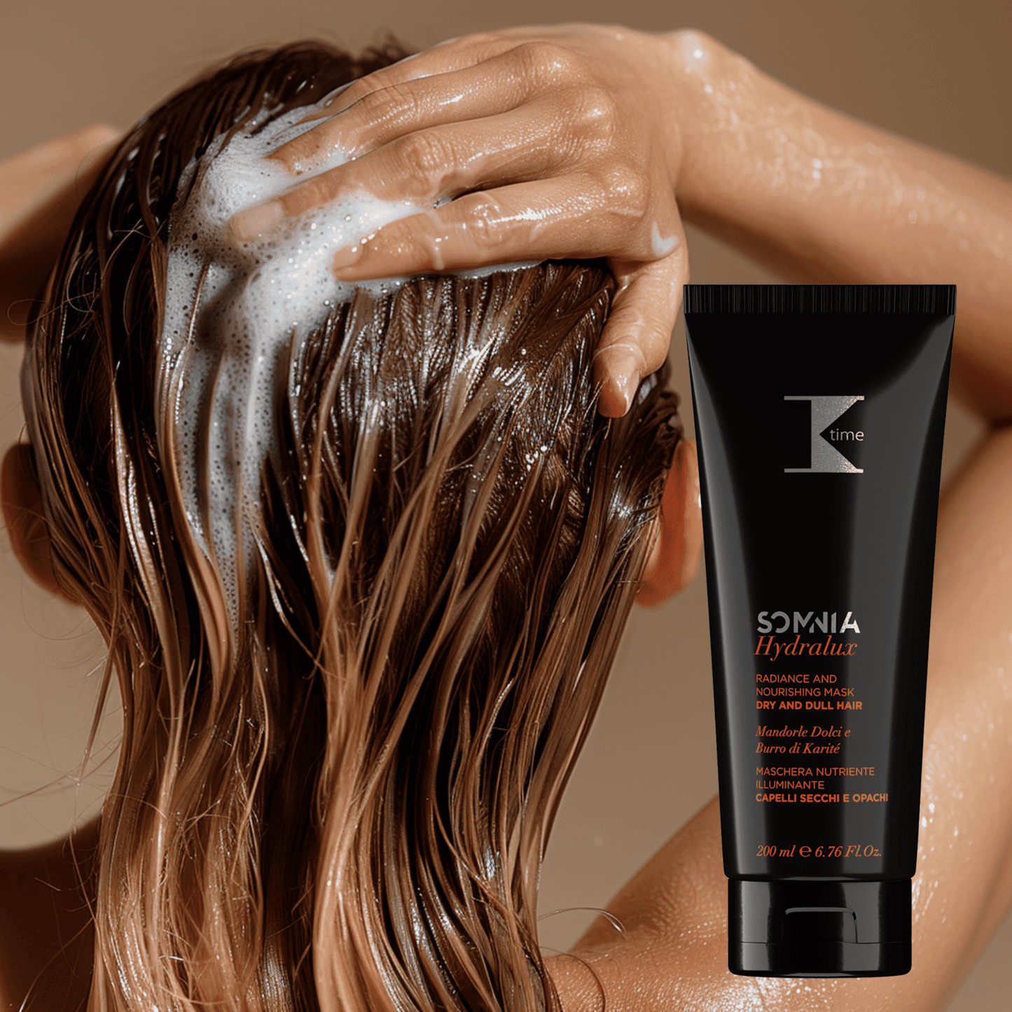 Mască nutritivă pentru păr uscat, Hydralux Mask, K-Time, 200 ml
