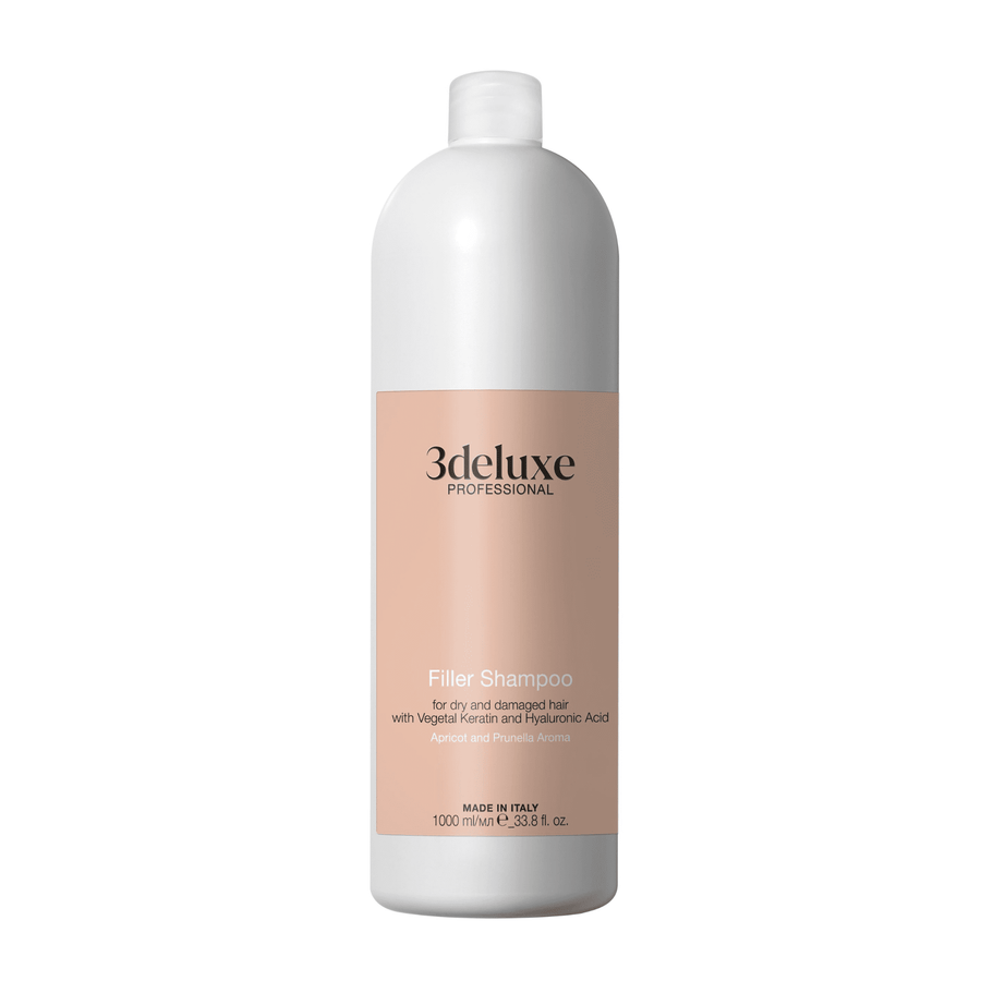Șampon hidratare și strălucire, Filler Shampoo, 3Deluxe, 1000 ml