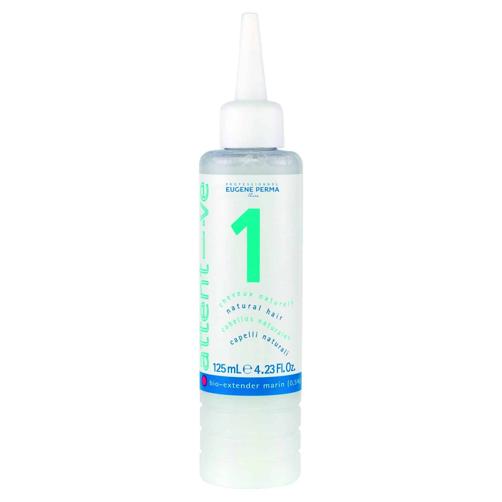 Solutie permanent imbogatita cu alge rosii, Attentive, Eugene Perma, Fir natural N1, 125ml