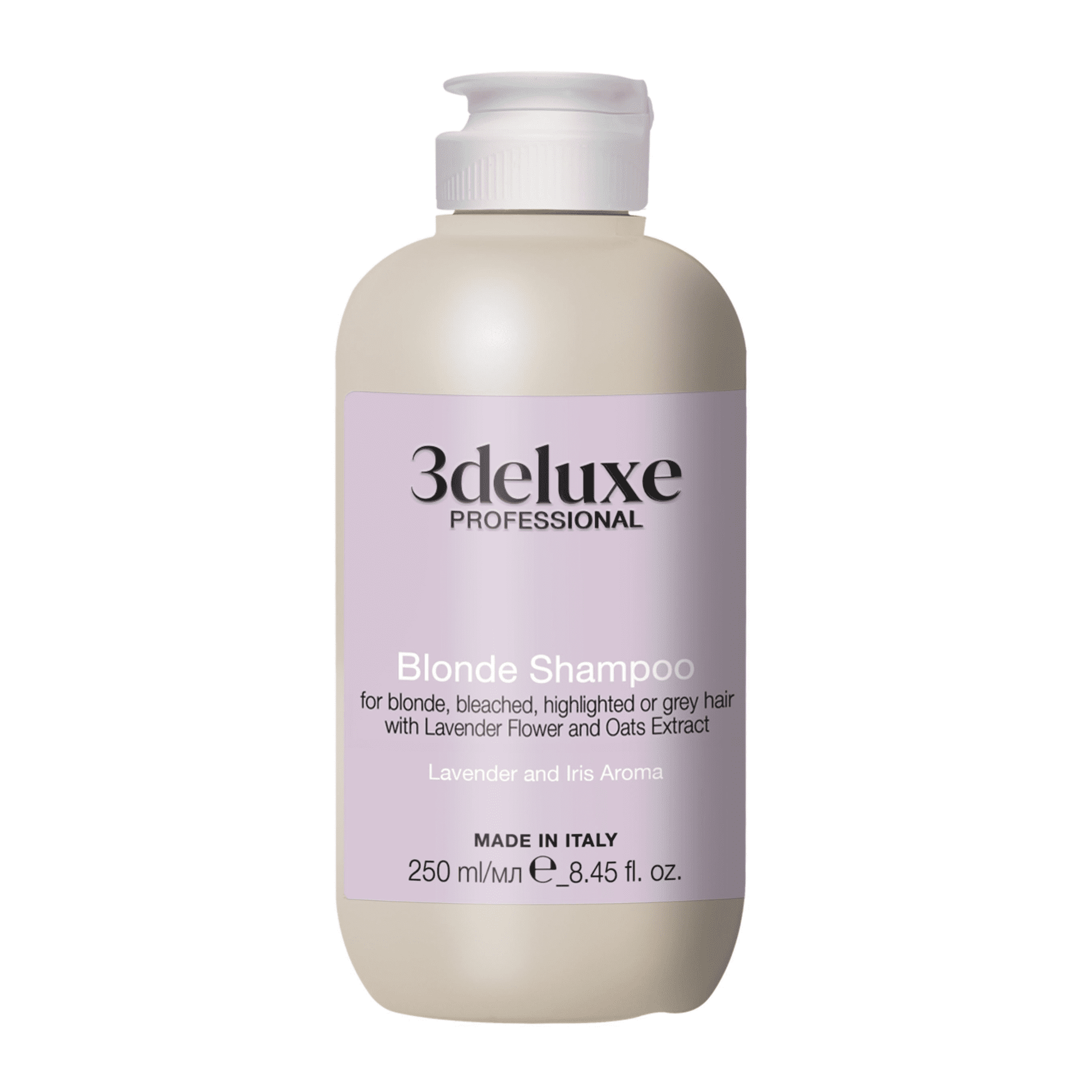 Șampon efect argintiu, Blonde Shampoo, 3Deluxe, 250 ml