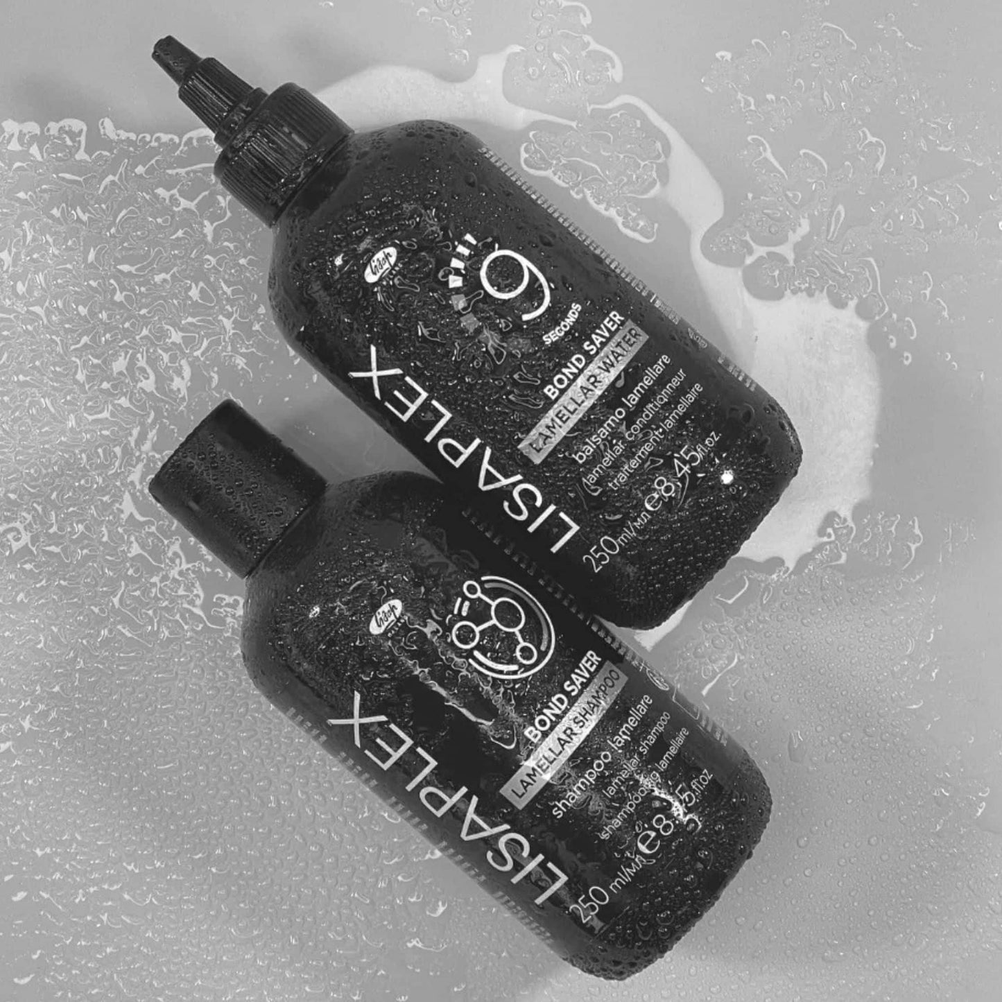 Șampon lamelar, Bond Saver lLamellar Shampoo, Lisap Milano, 500 ml