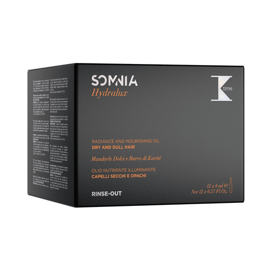 Fiole nutritive pentru par uscat, Hydralux Phials, K-Time, 12x8ml