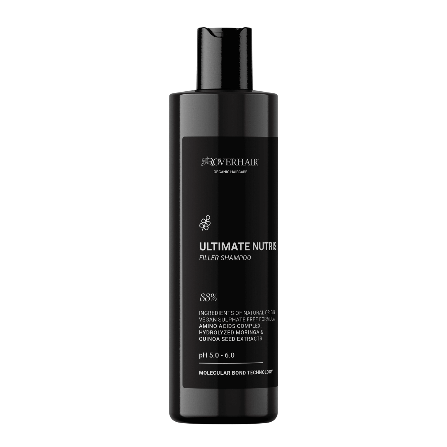 Șampon reconstrucție moleculară pentru păr deteriorat, Ultimate Nutris, Roverhair, 250 ml