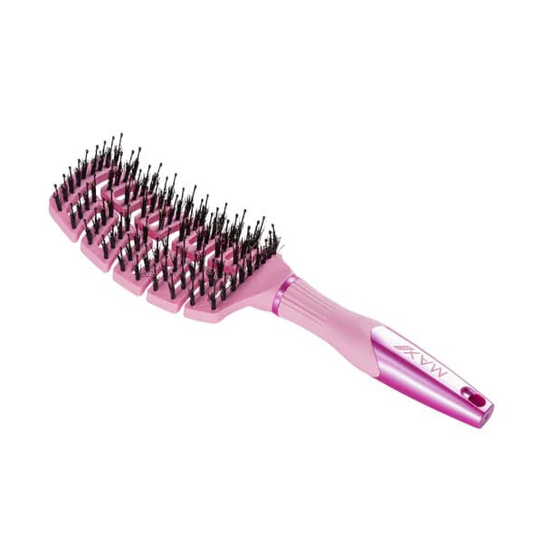 PERIE PENTRU DESCURCAREA PARULUI, FINGER BRUSH PINK, MAXPRO