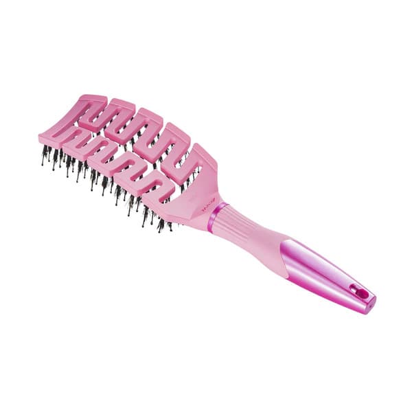PERIE PENTRU DESCURCAREA PARULUI, FINGER BRUSH PINK, MAXPRO