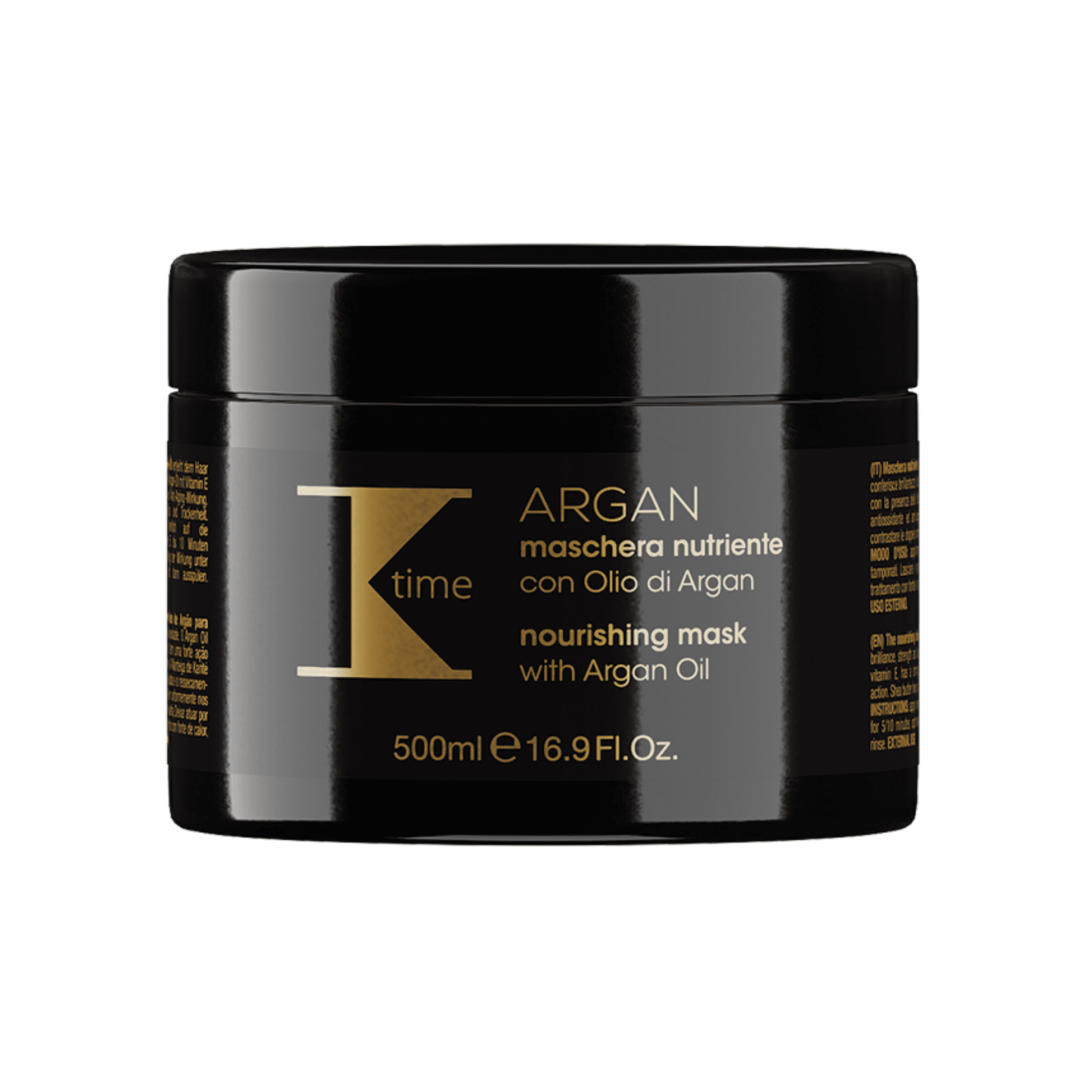 Mască tratament strălucire cu ulei de argan, Argan Nourish Mask, K-Time, 500 ml