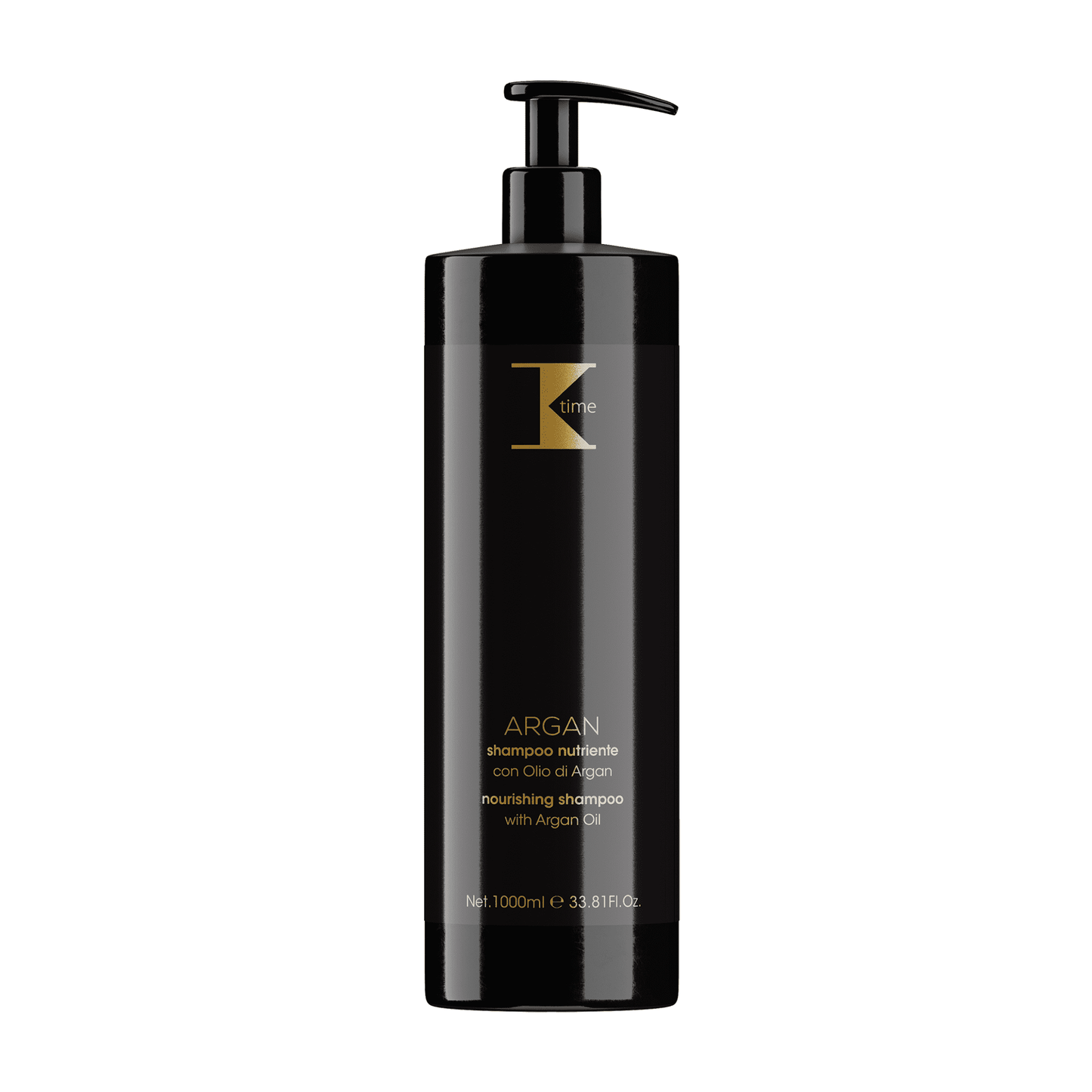 Șampon tratament stralucire cu ulei de argan, Argan Nourish Shampoo, K-Time, 1000 ml