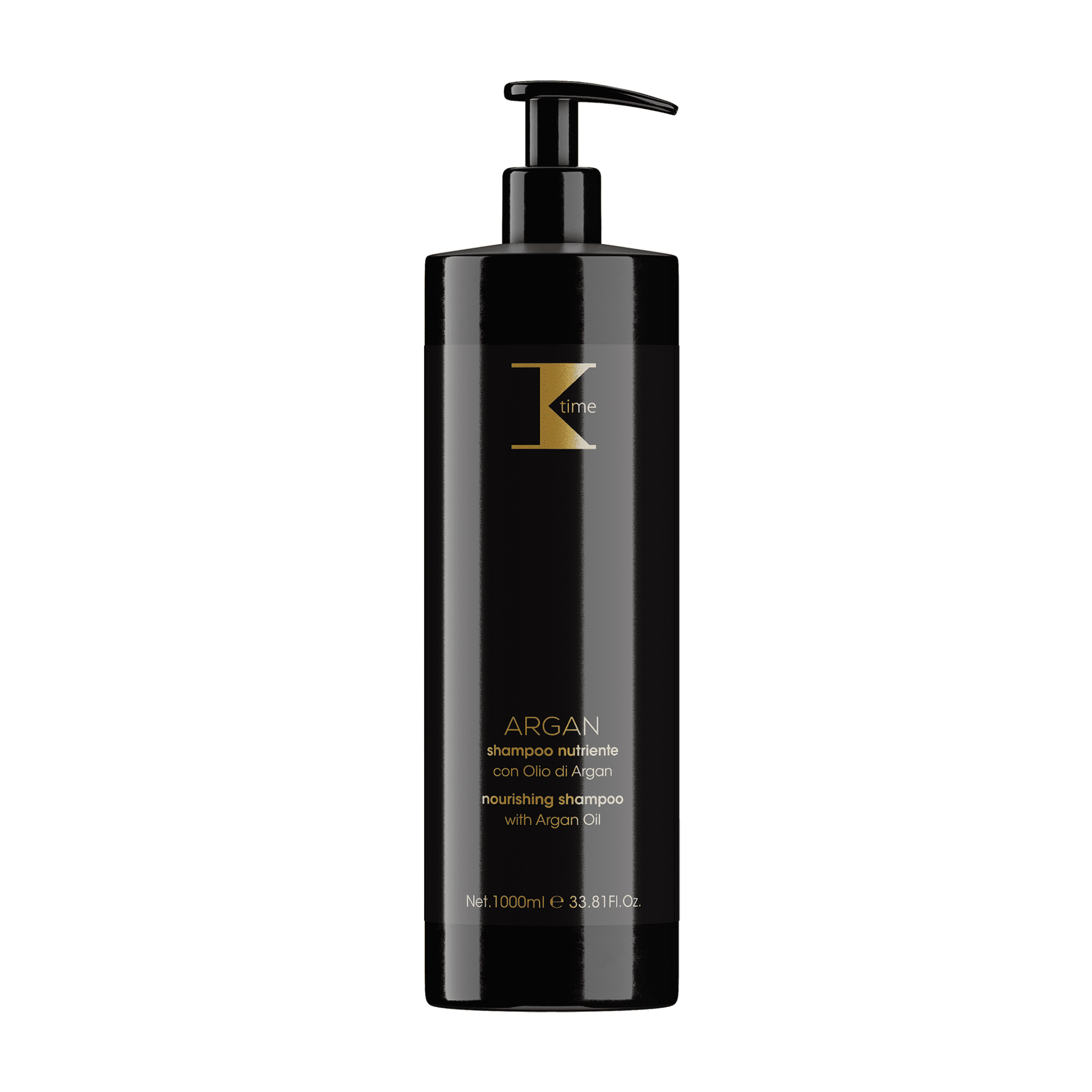 Șampon tratament stralucire cu ulei de argan, Argan Nourish Shampoo, K-Time, 1000 ml