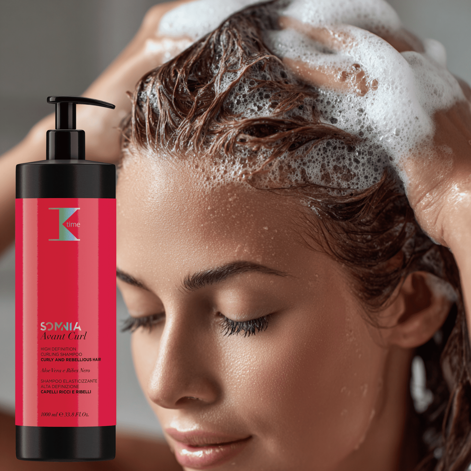 Șampon pentru păr ondulat, Avant Curl Shampoo, K-Time, 1000 ml