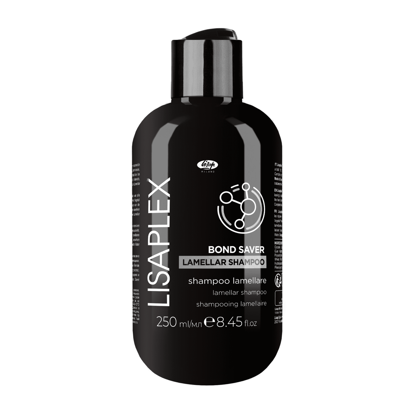 Șampon lamelar, Bond Saver Lamellar Shampoo, Lisap Milano, 250 ml