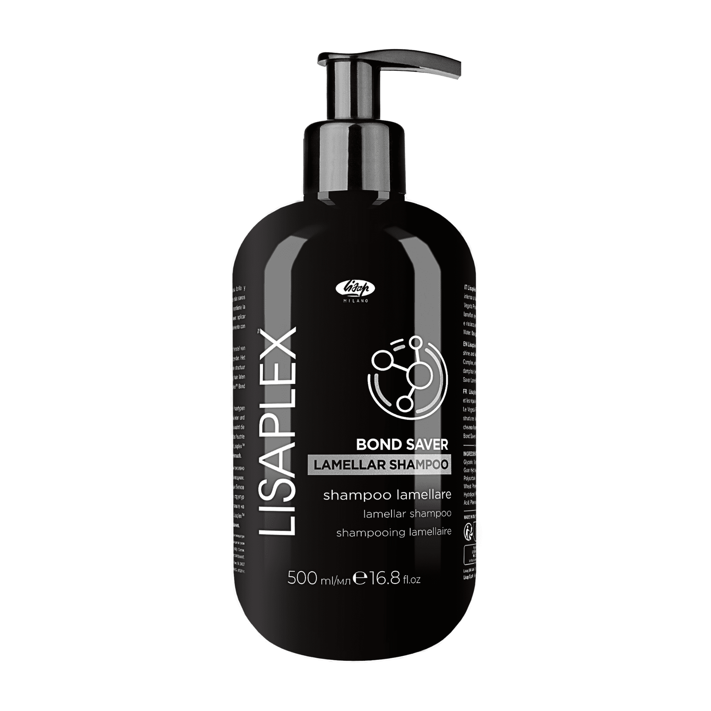 Șampon lamelar, Bond Saver lLamellar Shampoo, Lisap Milano, 500 ml