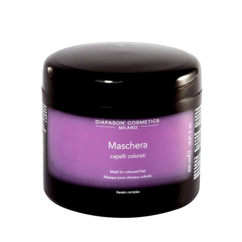 Mască profesională întreținere păr vopsit, Diapason, 500 ml