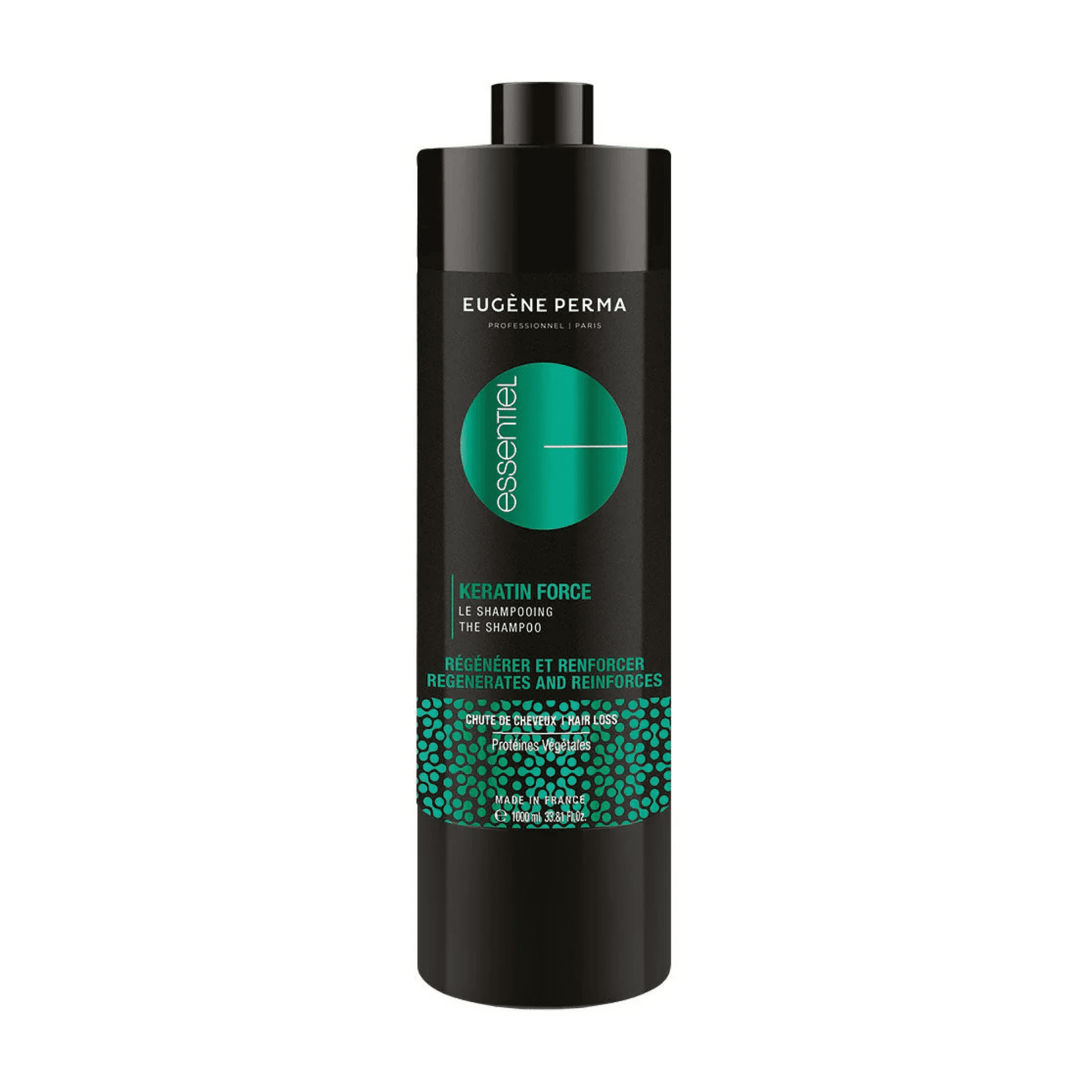 Șampon împotriva căderii părului, Essentiel Keratin Force, Eugene Perma, 1000 ml