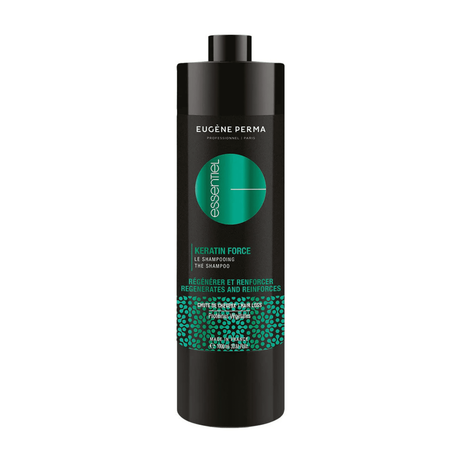 Șampon împotriva căderii părului, Essentiel Keratin Force, Eugene Perma, 1000 ml