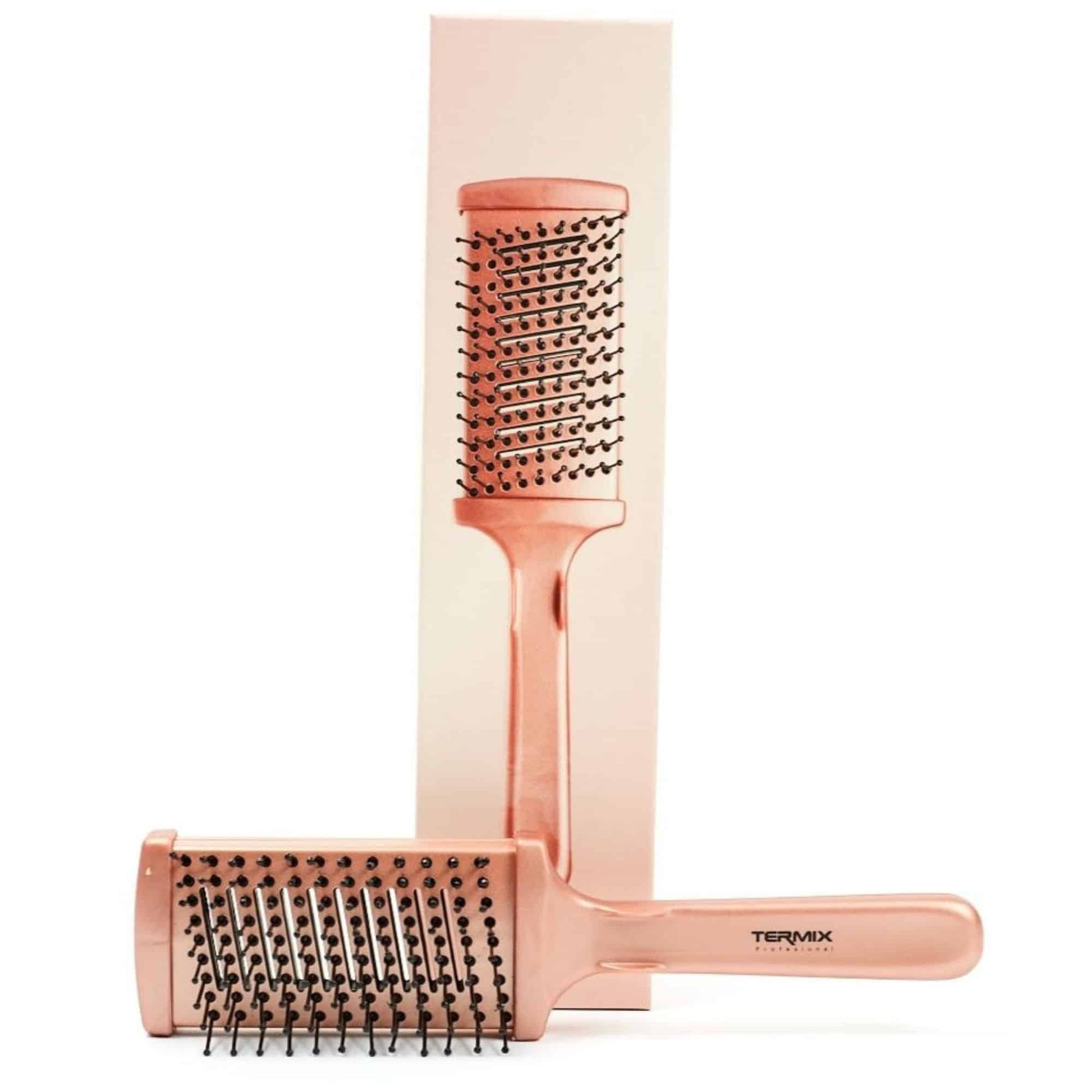 Perie descurcare ideala pentru firul gros, dificil, Flat Gold Rose, Termix