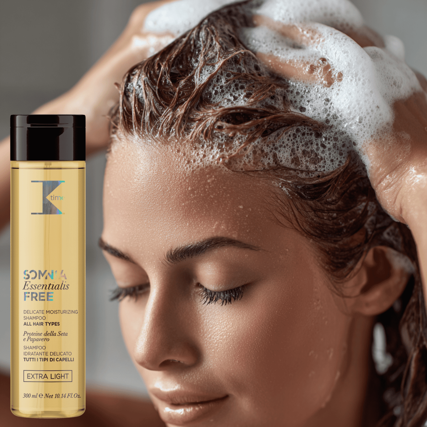 Șampon fără sulfați, Essentialis Shampoo, K-Time, 300 ml