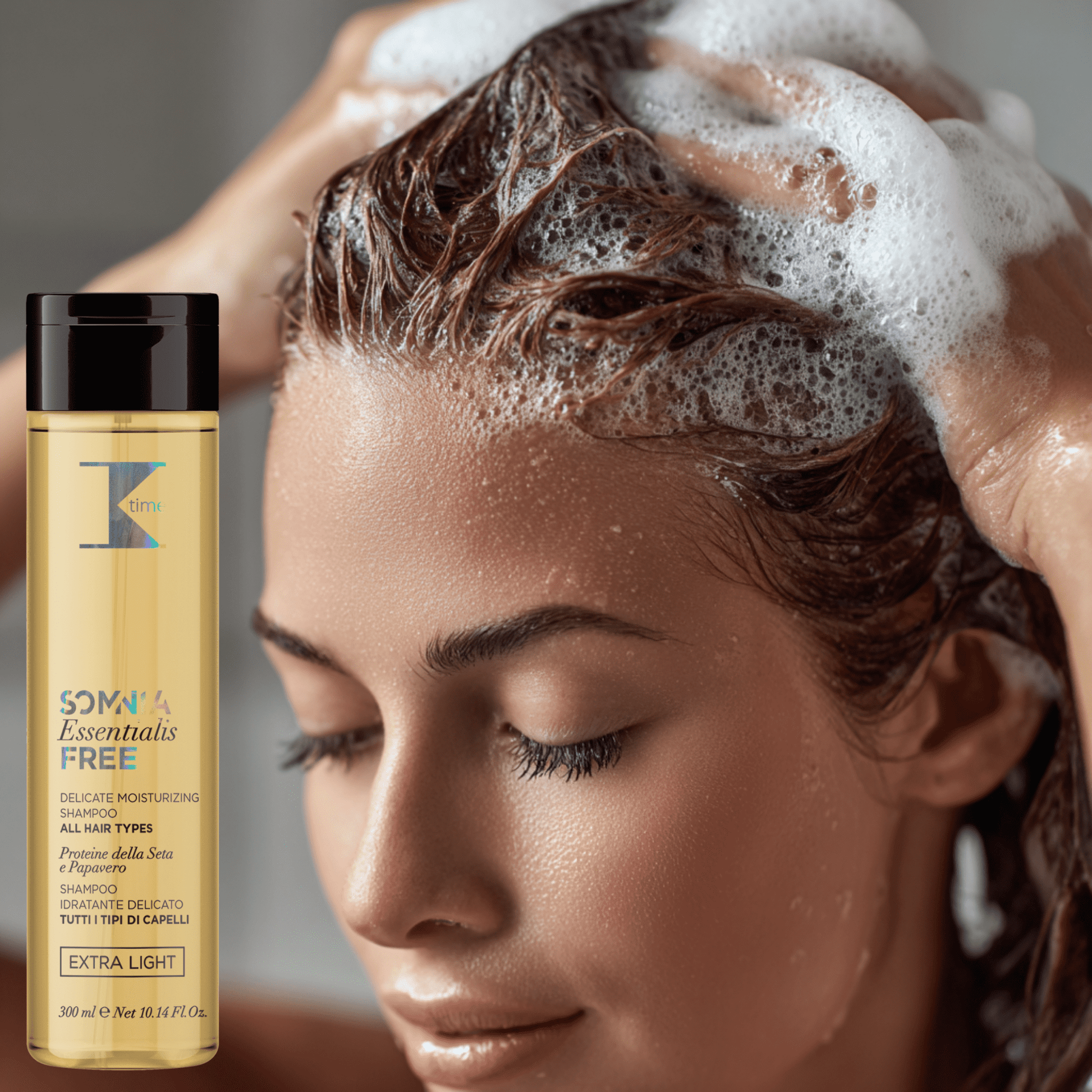 Șampon fără sulfați, Essentialis Shampoo, K-Time, 300 ml