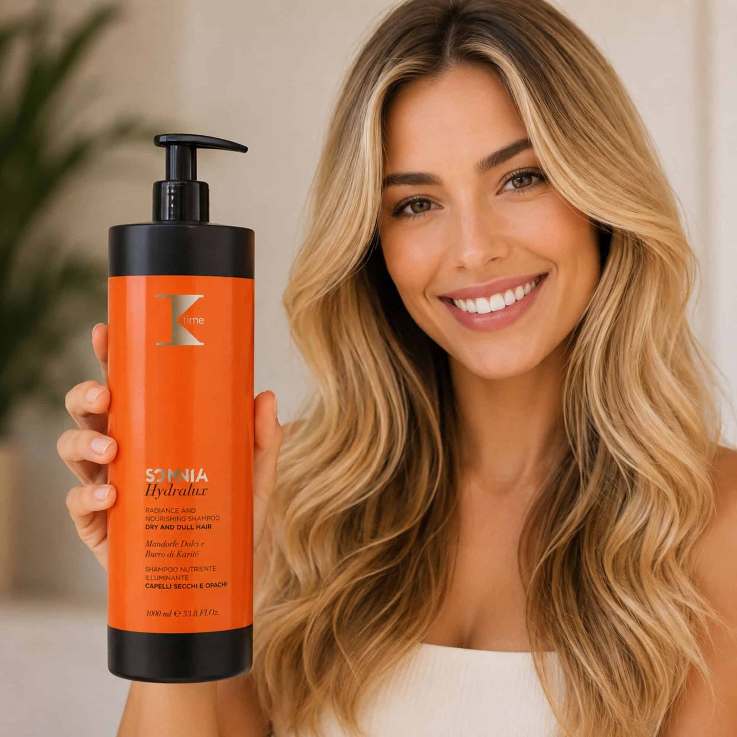 Șampon nutritiv pentru păr uscat, Hydralux Shampoo, K-Time, 1000 ml