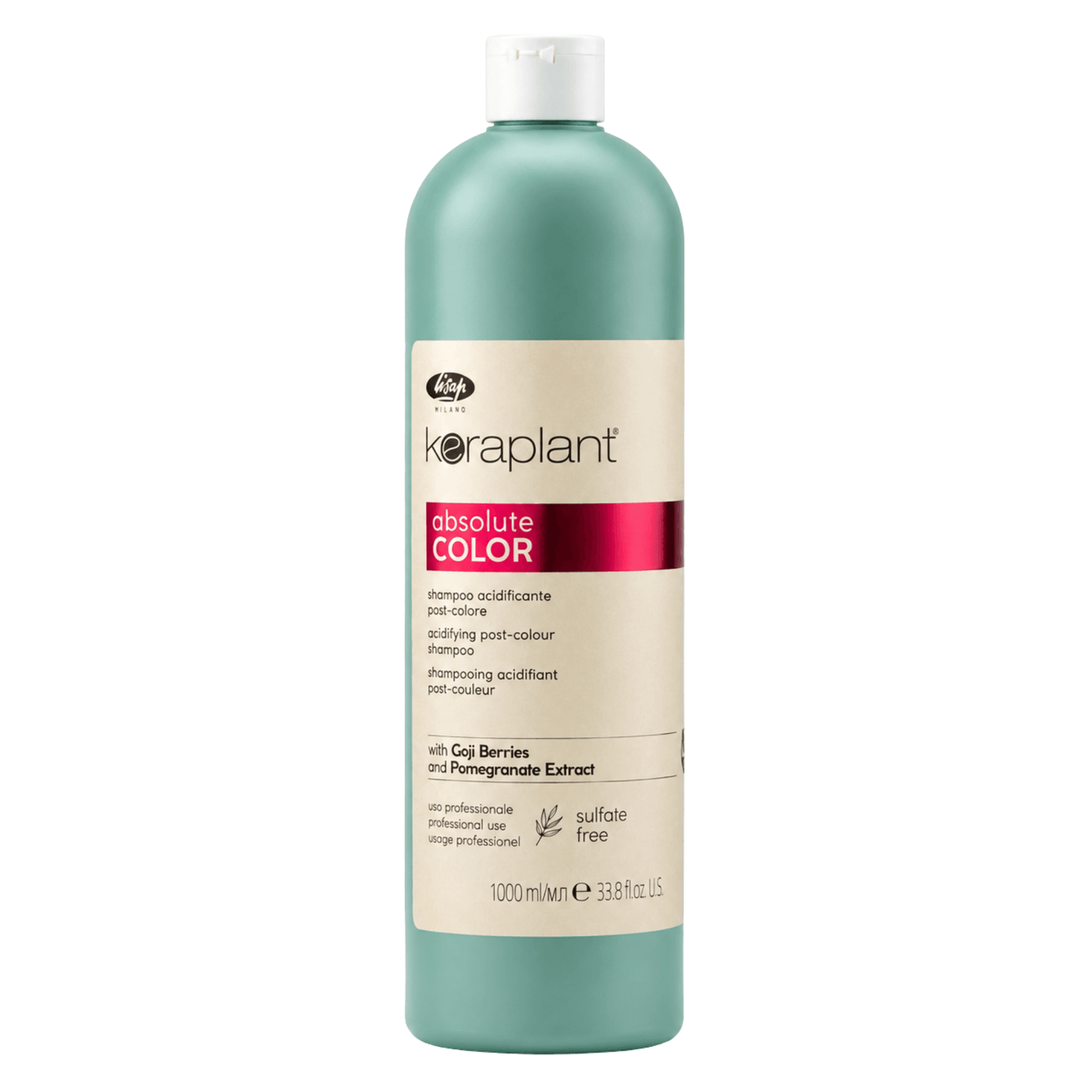 Șampon profesional pentru părul vopsit, Keraplant Color, Lisap Milano, 1000 ml