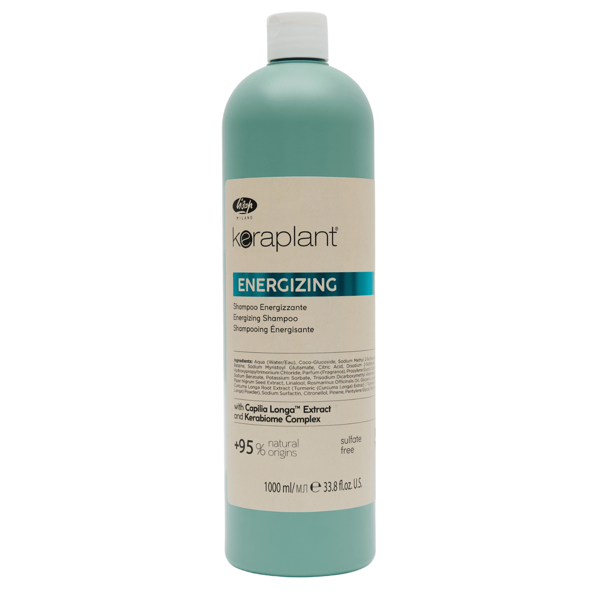 Șampon profesional împotriva căderii părului, Keraplant, Lisap Milano, 1000 ml