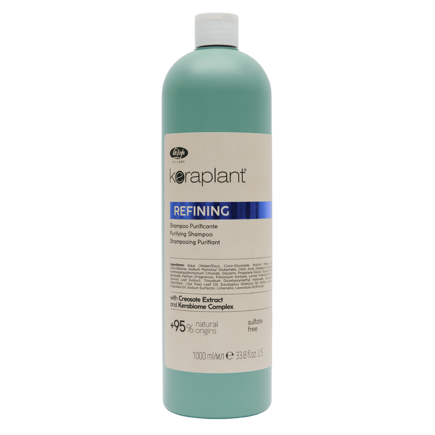 Șampon profesional împotriva mătreții, Keraplant, Lisap Milano, 1000 ml