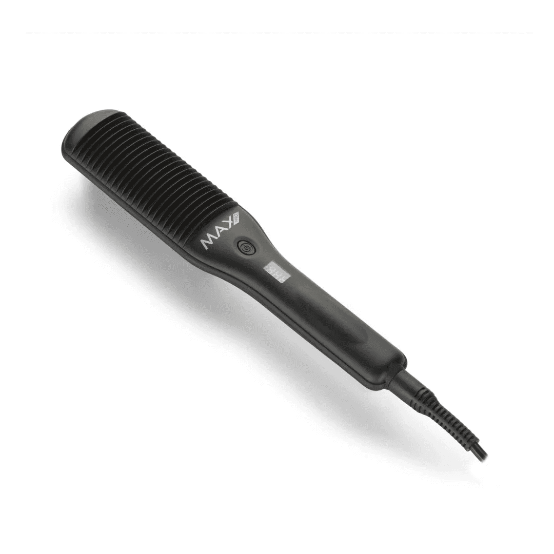 Placa pentru indreptat parul cu perie incorporata, Silk Brush, MaxPro, 230°C