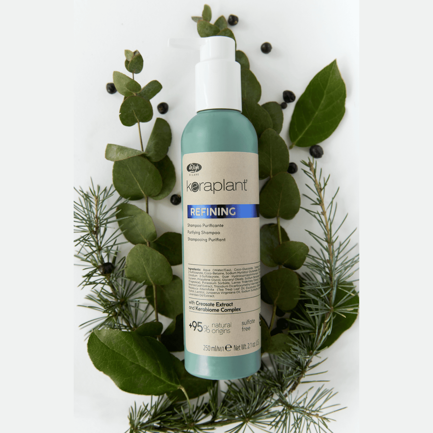 Șampon profesional împotriva mătreții, Keraplant, Lisap Milano, 1000 ml