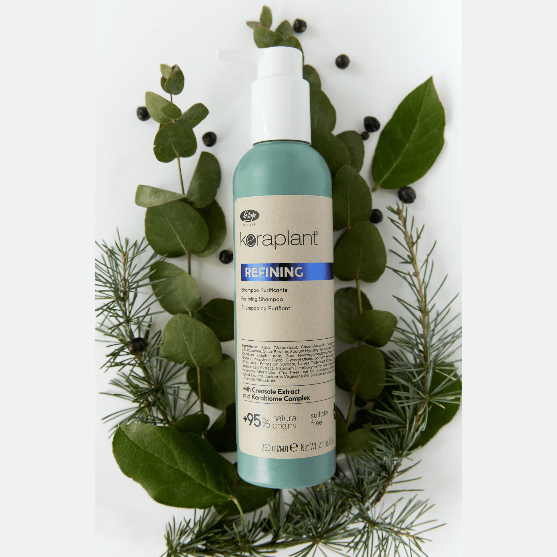 Șampon profesional împotriva mătreții, Keraplant, Lisap Milano, 1000 ml