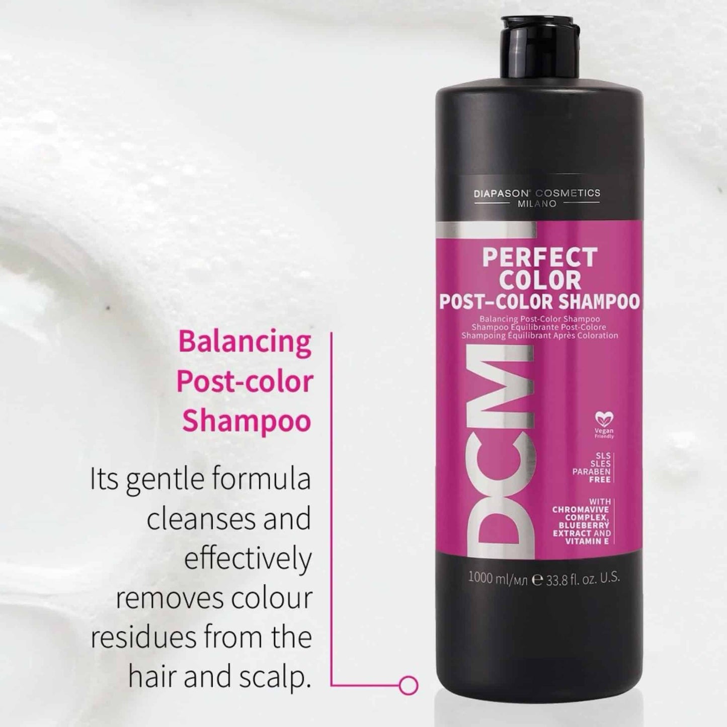 Șampon după colorare, Post Color, Diapason Milano, 1000 ml