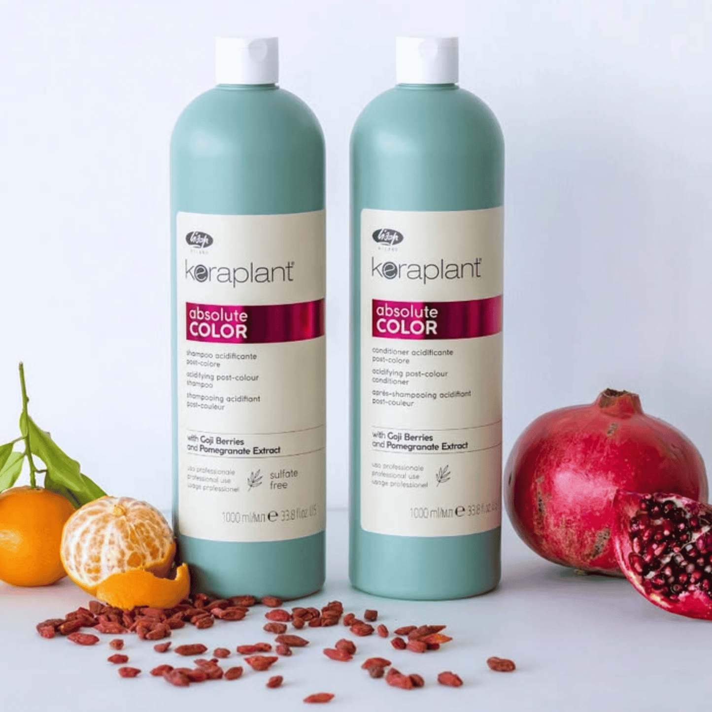 Balsam profesional pentru părul vopsit, Keraplant Color, Lisap Milano, 1000 ml