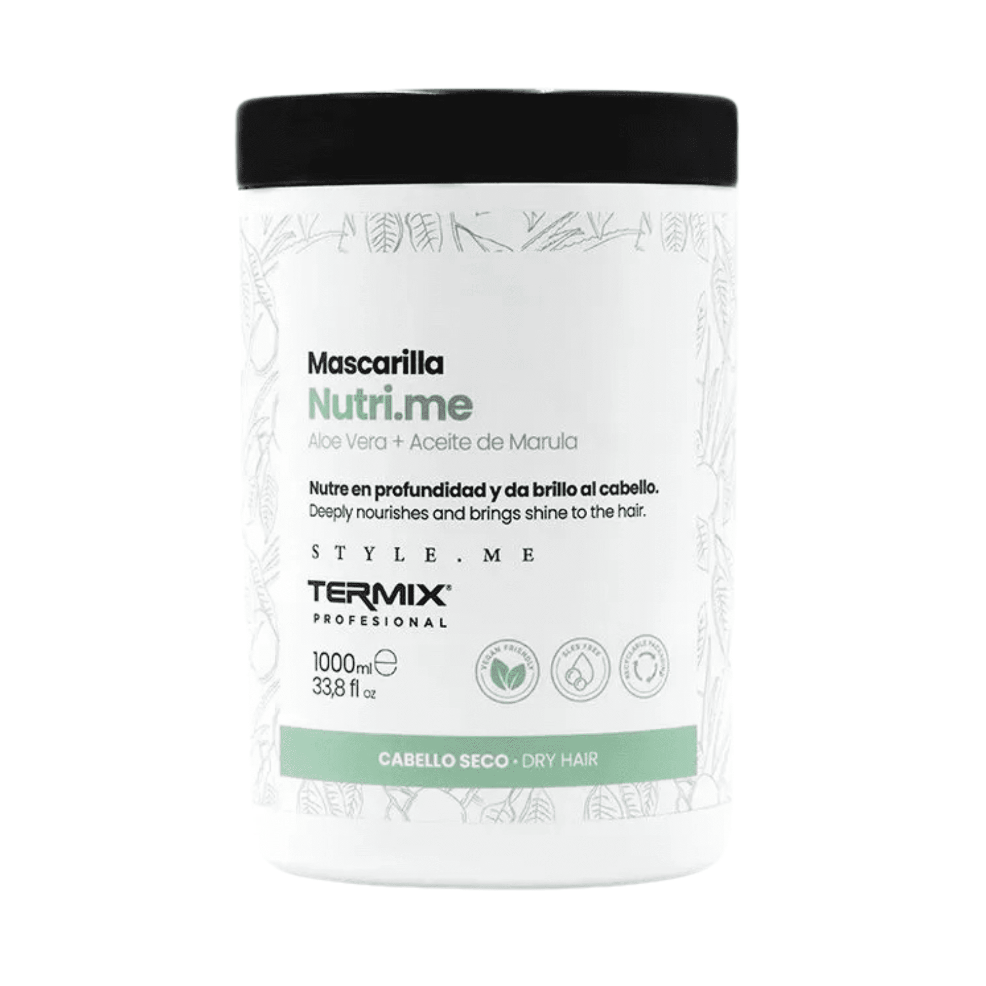 Mască nutritivă vegană pentru păr foarte uscat, Nutri.Me, Termix, 1000 ml