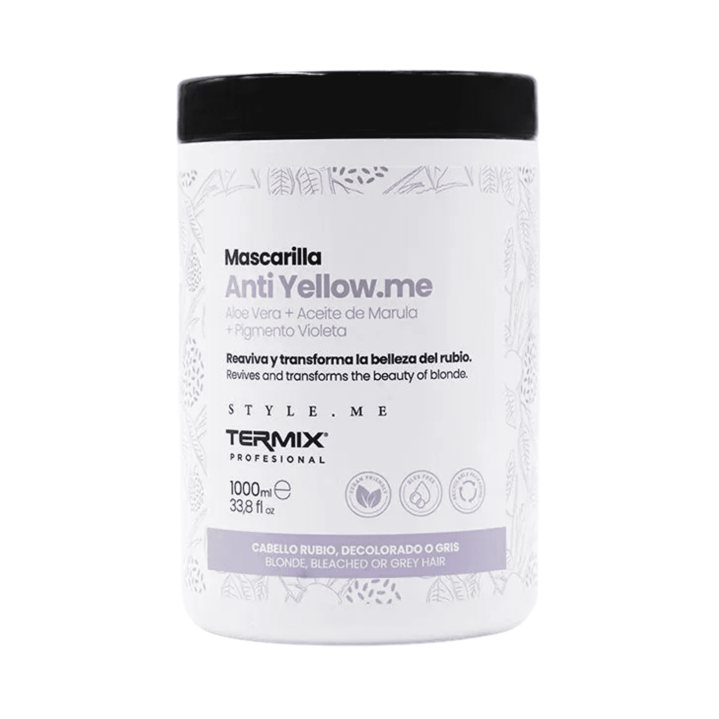 Mască tratament efect argintiu, Yellow.Me, Termix, 1000 ml