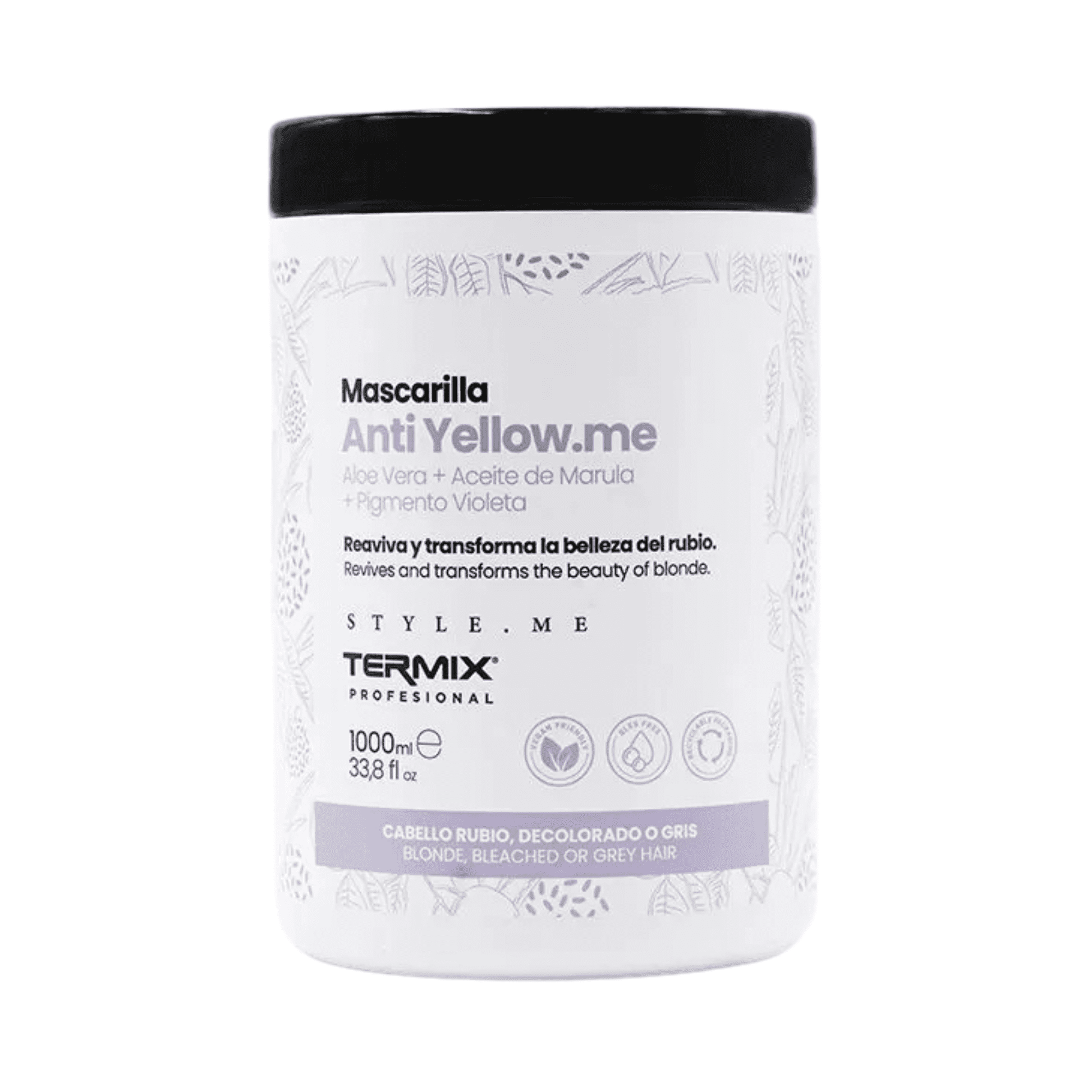 Mască tratament efect argintiu, Yellow.Me, Termix, 1000 ml