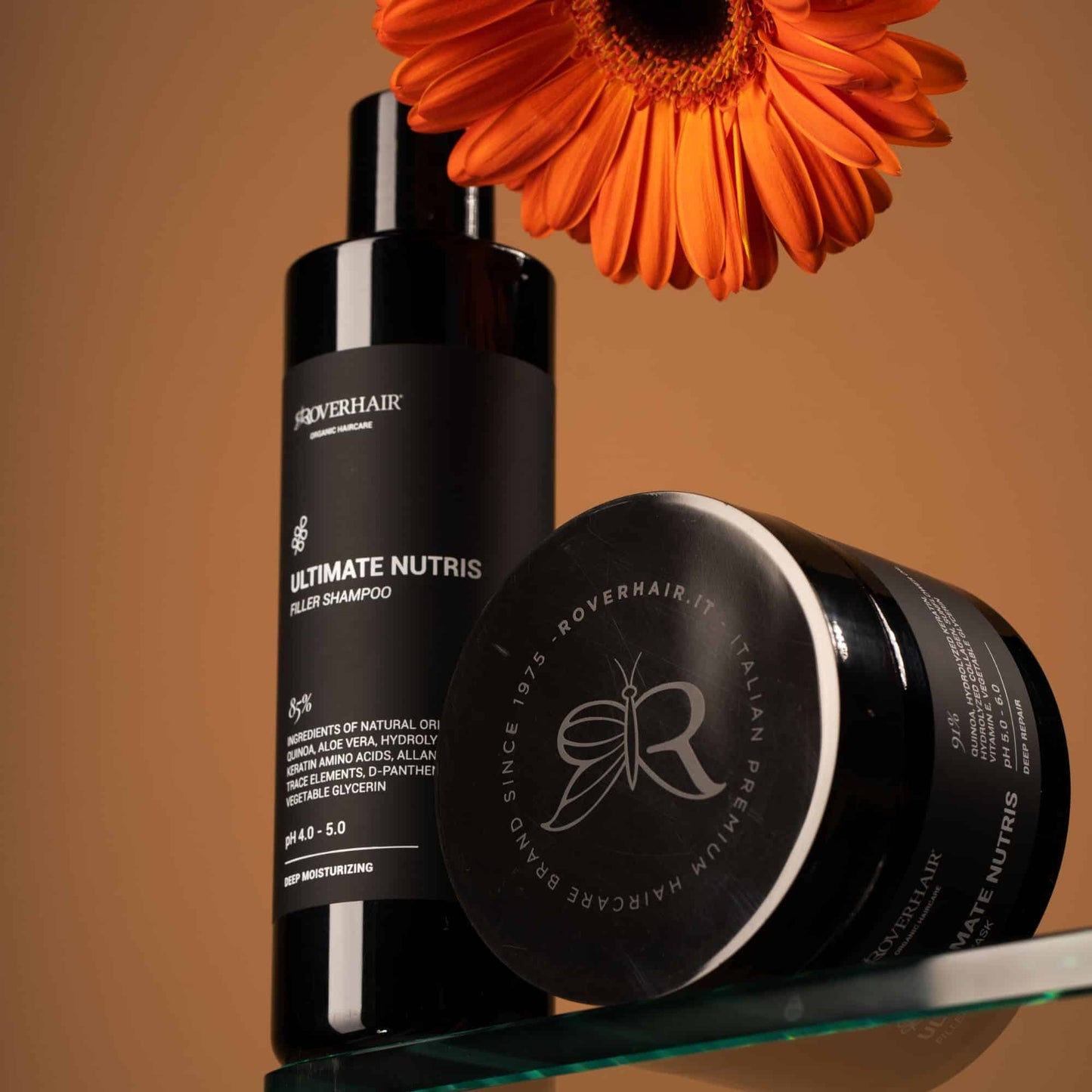 Șampon reconstrucție moleculară pentru păr deteriorat, Ultimate Nutris, Roverhair, 1000 ml