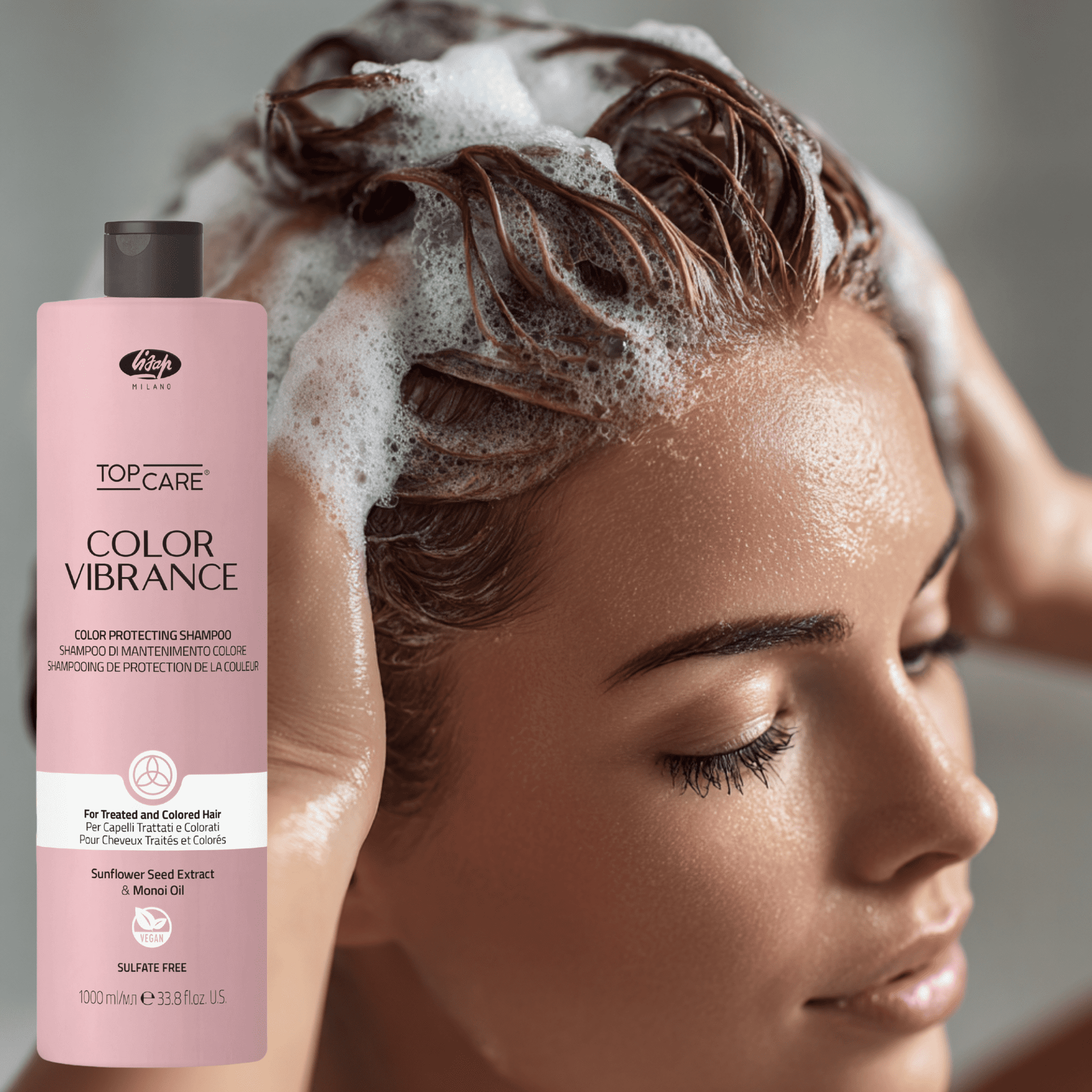 Șampon menținere culoare, Color Vibrance Maintenence, Lisap Milano, 1000 ml