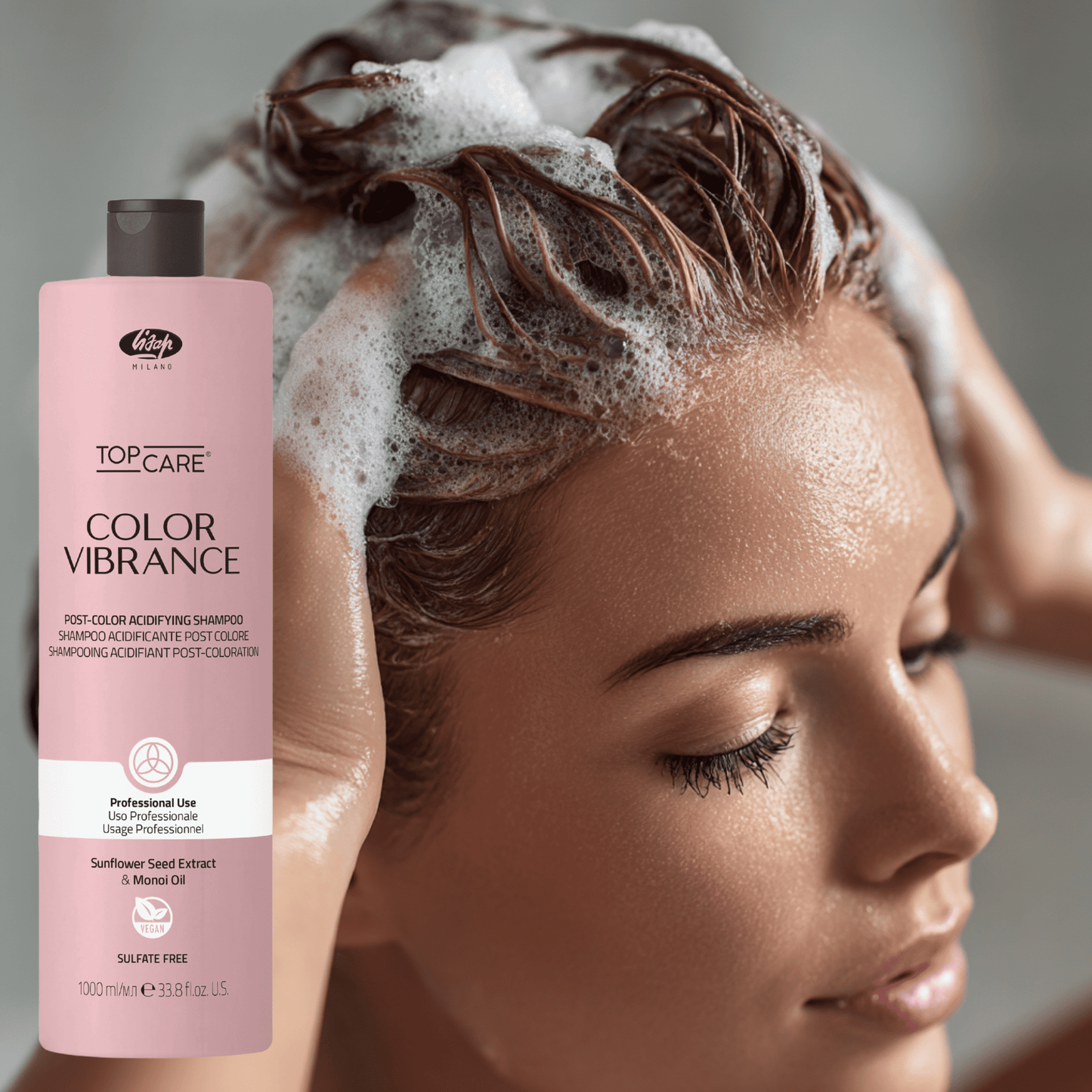 Balsam după colorare, Color Vibrance Post Color, Lisap Milano, 1000 ml